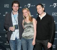 Director Jay DiPietro, Jess Weixler and Michael Goduti at the 14th Annual Gen Art Film Festival.