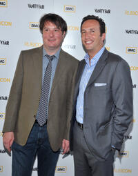 Christopher Evan Welch and Charlie Collier at the New York premiere of "Rubicon."