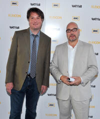 Christopher Evan Welch and Joel Stillerman at the New York premiere of "Rubicon."