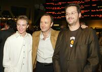 Michael Welch, Kevin Spacey and Writer/Director Matthew Ryan Hoge at the premiere of "The United States of Leland."
