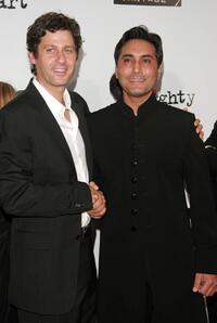Gary Wilmes and Adnan Siddiqui at the premiere of "A Mighty Heart."