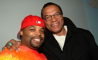 Billy Dee Williams and Krumping dancer Tommy 'The Clown' at the Tribeca Film Festival for "Rize."
