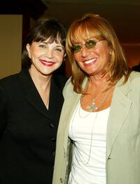 Cindy Williams and Penny Marshall at the Penny Marshalls birthday party to benefit Life on Purpose Foundation and West Coast NBA Retired Players Organization.
