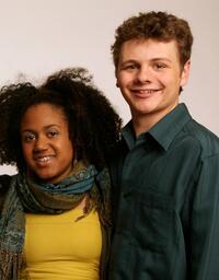 Keziah Niambi John-Paul and Brandon Thane Wilson at the 2008 Tribeca Film Festival.