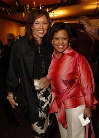 Vanessa Williams and Chandra Wilson at the holiday party hosted by Jenny Jones with a special fashion show.