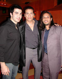 Ojani Noa, Benny Nieves and Jesse Borrego at the after party of the California premiere of "Empire."