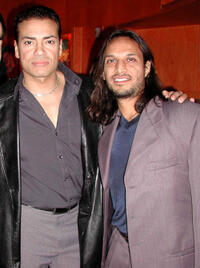 Benny Nieves and Jesse Borrego at the after party of the California premiere of "Empire."