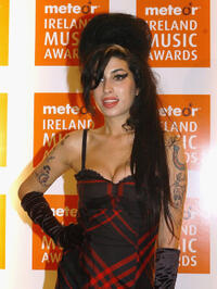 Amy Winehouse at the Meteor Ireland Music Awards 2007 in Dublin.