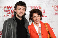 Gilles and Elizabeth Bourgine at the Pairs premiere of "In the Land of Blood and Honey."