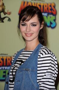 Louise Bourgoin at the photocall of "Monsters vs. Aliens."
