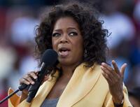 Oprah Winfrey at the Campaign Trail for Barack Obama.