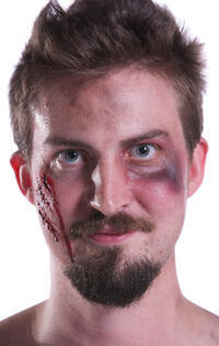 Director Adam Wingard on the set of "V/H/S."