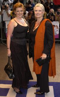 Finty Williams and Judi Dench at the London premiere of "The Importance of Being Earnest."