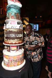 Gary Anthony Williams at the "Boston Legal" series wrap party.