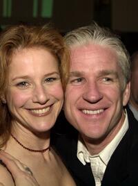 Debra Winger and Matthew Modine at a party of the IFC Films Release "Big Bad Love".