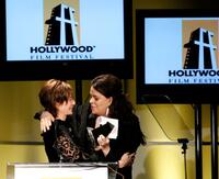Debra Winger and Francine Maisler at the Hollywood Film Festival 10th Annual Hollywood Awards Gala Ceremony at the Beverly Hilton.
