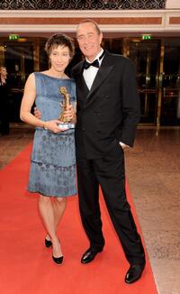 Johanna Wokalek and producer Bernd Eichinger at the Diva Entertainment Awards.