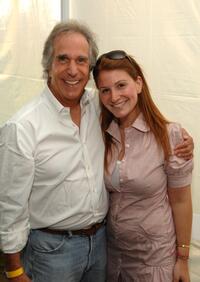 Henry Winkler and Guest at the "A Time for Heroes Celebrity Carnival."