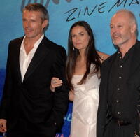 Lambert Wilson, Demi Moore and Michael Radford at the closing ceremony of 55th San Sebastian International Film Festival.