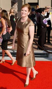 Mare Winningham arrives at the 2004 Primetime Creative Arts Emmy Awards at the Shrine Auditorium.
