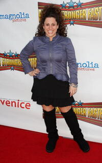 Marissa Jaret Winokur at the premiere of "Bigger, Stronger, Faster."