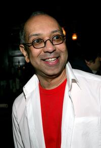 George C. Wolfe at the opening night of "Last Days of Judas Iscariot" after party.