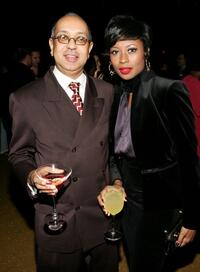 George C. Wolfe and Bettina Robinson at the after party of the premiere of "Dreamgirls."