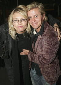 Peta Wilson and Dan Wyllie at the opening night of "Ray's Tempest".