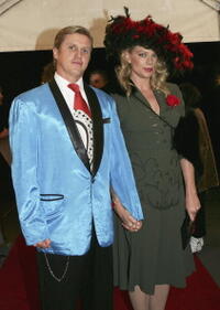Peta Wilson and Daniel Wylie at The Mother of All Balls.