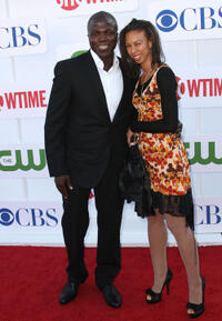 Reno Wilson and Guest at the CW, CBS And Showtime 2012 Summer TCA party.