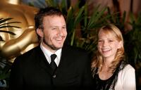 Heath Ledger and Michelle Williams at the Oscar Nominees Luncheon.