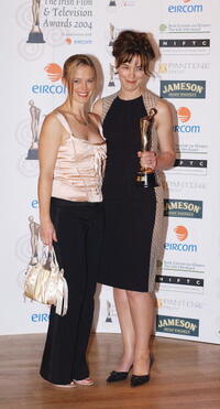 Tanya Nagle and Olivia Williams at the Irish Film and Televison Awards.