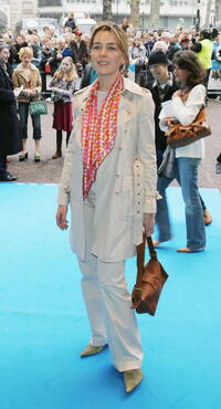 Olivia Williams at the UK premiere of "Valiant."