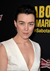 Olivia Williams at the California premiere of "Sabotage."