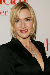 Kate Winslet at the New York premiere of "The Holiday".