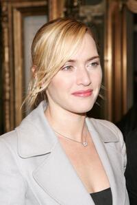 Kate Winslet at the New York opening night of "The Vertical Hour".