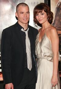 Zelijko Ivanek and Mary Elizabeth Winstead at the premiere of "Live Free Or Die Hard."