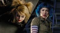 Mae Whitman as Roxy Richter and Mary Elizabeth Winstead as Ramona Flowers in "Scott Pilgrim vs. the World."