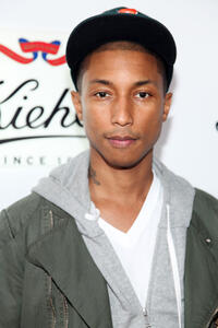 Pharrell Williams at the Kiehl's 160th anniversary celebration at Kiehl's Flagship Store in New York.