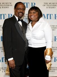 Hattie Winston and Guest at the Museum of Television & Radio Gala.