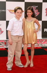 Nicholas Elia and Ariel Winter at the premiere of "Speed Racer."