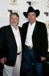 Powers Boothe and Walter Hill at the Golden Boot Awards.