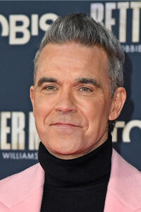 Robbie Williams at the "Better Man" premiere in Cologne, Germany.