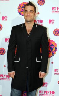 Robbie Williams at the MTV Latin America 2006 Music Awards.