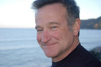 Robin Williams on the set of "Happy Feet Two."