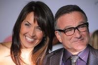 Susan Schneider and Robin Williams at the California premiere of "Old Dogs."
