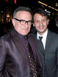 Robin Williams and producer Andrew Panay at the California premiere of "Old Dogs."