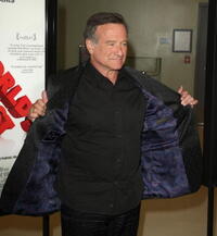 Robin Williams at the California premiere of "World's Greatest Dad."
