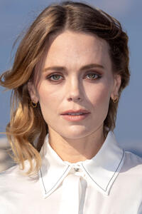 Katia Winter at the "Agent Hamilton" photocall during day one of MIPCOM 2019 in Cannes, France.