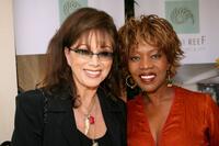 Alfre Woodard and Jackie Collins at the Frederic Fekkai Pre-Emmy "Style 2006 Garden Party" gift bag suite.